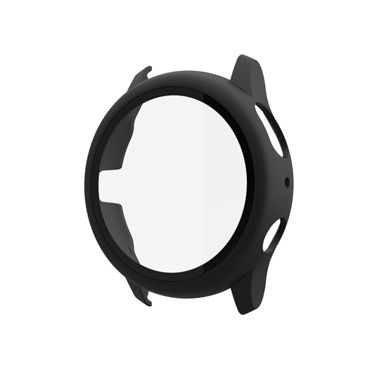 PC Protective Case with Tempered Glass Film, For Samsung Galaxy Watch Active 2 40mm, For Samsung Galaxy Watch Active 2 44mm