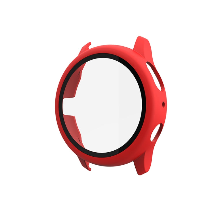 PC Protective Case with Tempered Glass Film, For Samsung Galaxy Watch Active 2 40mm, For Samsung Galaxy Watch Active 2 44mm