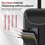3087 Napa Texture Leather Car Seat Back Storage Bag, 3087 (Red), 3087 (Grey), 3087 (Brown)