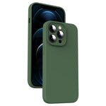 Microfiber Liquid Silicone Shockproof Phone Case, For iPhone 12, For iPhone 12 Pro Max, For iPhone 12 Pro