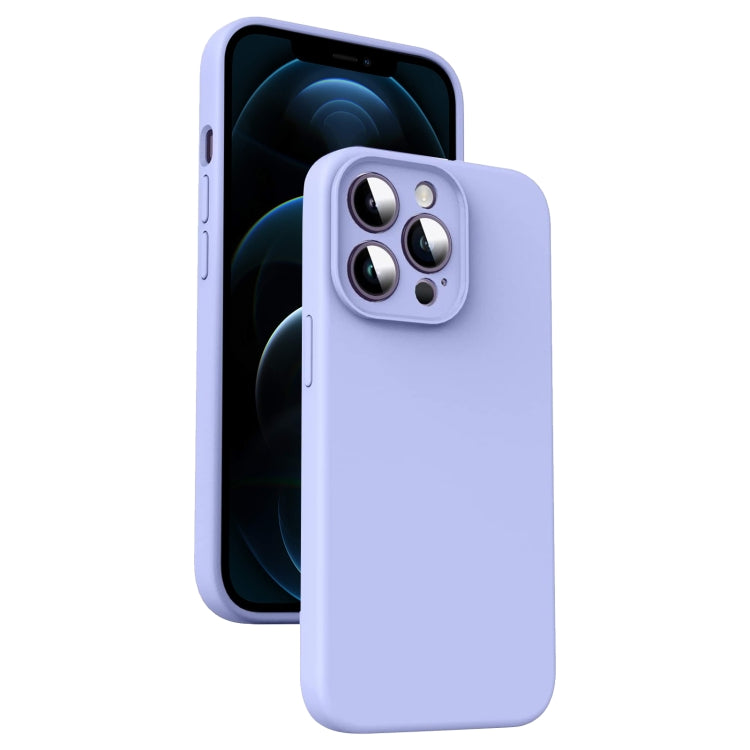 Microfiber Liquid Silicone Shockproof Phone Case, For iPhone 12, For iPhone 12 Pro Max, For iPhone 12 Pro