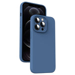 Microfiber Liquid Silicone Shockproof Phone Case, For iPhone 12, For iPhone 12 Pro Max, For iPhone 12 Pro