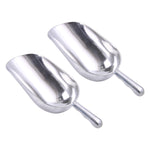 2 PCS Stainless Steel Multifunctional Shovel Aluminum Alloy Ice Shovel Food Tea Shovel Tea Spoon, M
