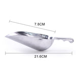 2 PCS Stainless Steel Multifunctional Shovel Aluminum Alloy Ice Shovel Food Tea Shovel Tea Spoon, M