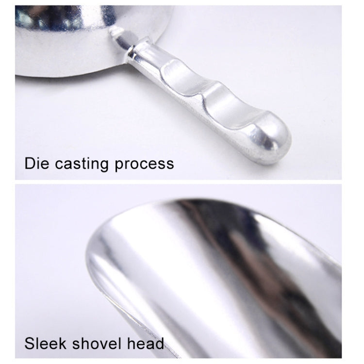 2 PCS Stainless Steel Multifunctional Shovel Aluminum Alloy Ice Shovel Food Tea Shovel Tea Spoon, M