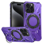 MagSafe Magnetic Shockproof Phone Case with Ring Holder, For iPhone 16 Plus, For iPhone 16, For iPhone 15 Pro Max, For iPhone 15 Pro, For iPhone 15 Plus, For iPhone 15