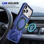 MagSafe Magnetic Shockproof Phone Case with Ring Holder, For iPhone 17 Pro Max, For iPhone 17 Pro, For iPhone 17, For iPhone Air, For iPhone 16 Pro Max, For iPhone 16 Pro