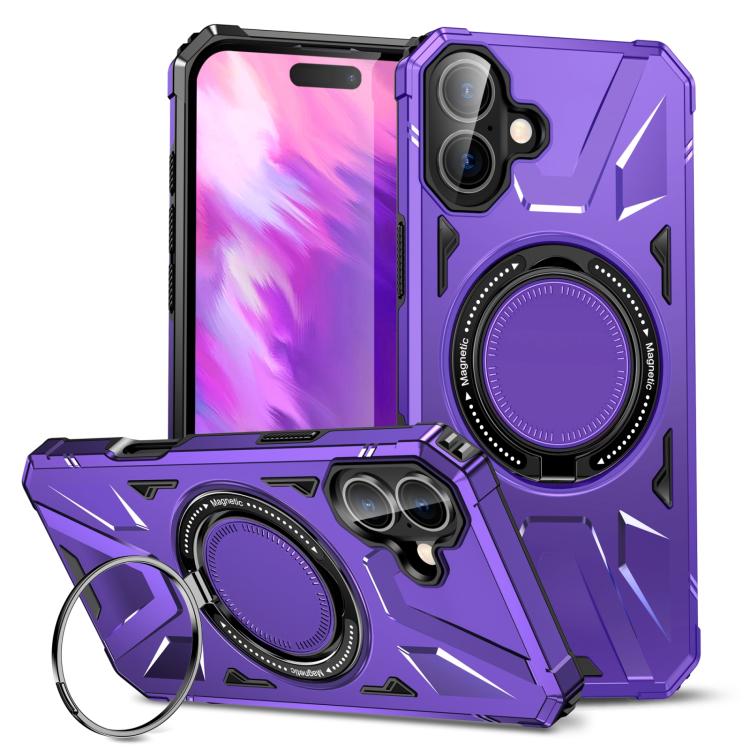 MagSafe Magnetic Shockproof Phone Case with Ring Holder, For iPhone 17 Pro Max, For iPhone 17 Pro, For iPhone 17, For iPhone Air, For iPhone 16 Pro Max, For iPhone 16 Pro