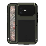 LOVE MEI Metal Shockproof Life Waterproof Dustproof Phone Case, For iPhone 17 Pro Max, For iPhone 17 Pro, For iPhone 17, For iPhone 16 Pro Max, For iPhone 16 Pro, For iPhone 16, For iPhone 15 Pro Max, For iPhone 15 Pro