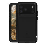 LOVE MEI Metal Shockproof Life Waterproof Dustproof Phone Case, For iPhone 17 Pro Max, For iPhone 17 Pro, For iPhone 17, For iPhone 16 Pro Max, For iPhone 16 Pro, For iPhone 16, For iPhone 15 Pro Max, For iPhone 15 Pro