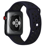 Sport Silicone Watchband Standard Edition, For Apple Watch Series 7 41mm / 6 & SE & 5 & 4 40mm / 3 & 2 & 1 38mm, For Apple Watch Ultra 49mm / Series 8&7 45mm / SE 2&6&SE&5&4 44mm / 3&2&1 42mm
