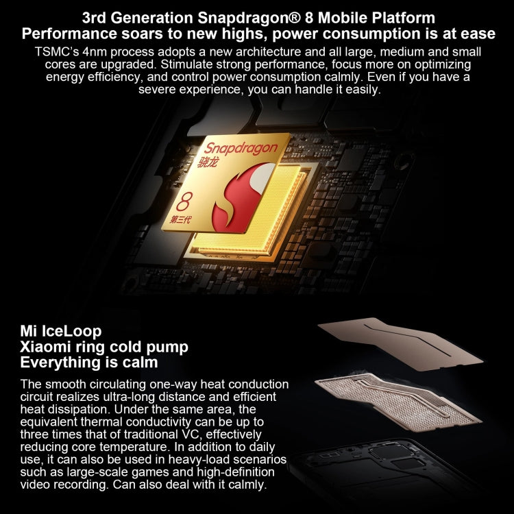 Xiaomi 14 Pro,  6.73 inch Xiaomi HyperOS Snapdragon 8 Gen 3 Octa Core 4nm up to 3.3GHz, NFC, Network: 5G, 16GB+512GB, 16GB+1TB