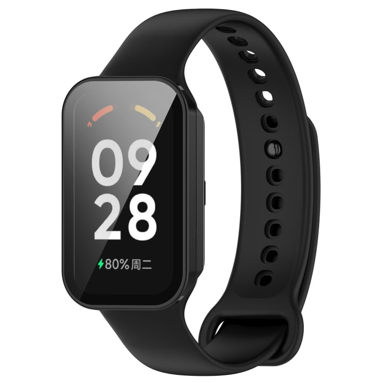 PC + Tempered Film Integrated Watch Protective Case, For Xiaomi Smart Band 8 Active / Redmi Band 2
