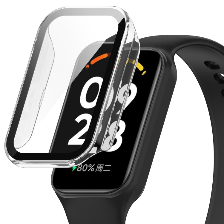 PC + Tempered Film Integrated Watch Protective Case, For Xiaomi Smart Band 8 Active / Redmi Band 2