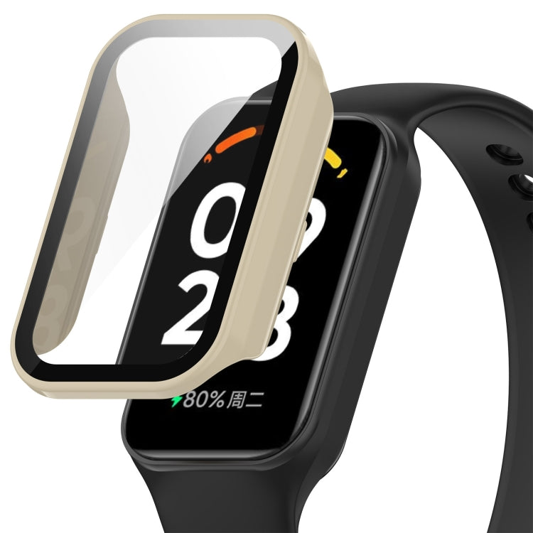 PC + Tempered Film Integrated Watch Protective Case, For Xiaomi Smart Band 8 Active / Redmi Band 2