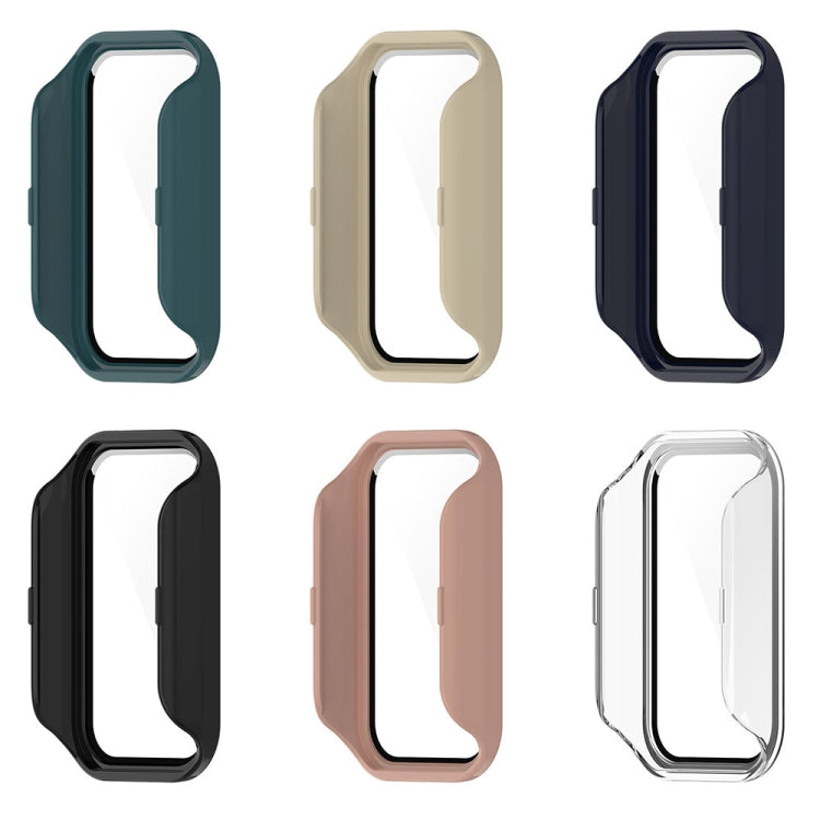 PC + Tempered Film Integrated Watch Protective Case, For Xiaomi Smart Band 8 Active / Redmi Band 2
