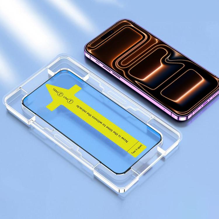 HD Fast Attach Dust-proof Anti-static Tempered Glass Film, For iPhone 17 Pro Max, For iPhone 17 Pro, For iPhone 17, For iPhone Air, For iPhone 16 Pro Max, For iPhone 16 Pro, For iPhone 16 Plus / 15 Plus, For iPhone 16 / 15, For iPhone 15 Pro Max       ...
