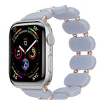 Stretch Resin Watch Band, For Apple Watch SE 40mm, For Apple Watch SE 44mm, For Apple Watch 6 40mm, For Apple Watch Series 6 44mm, For Apple Watch Series 5 44mm, For Apple Watch Series 5 40mm
