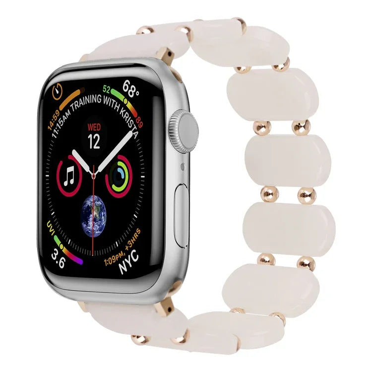Stretch Resin Watch Band, For Apple Watch SE 40mm, For Apple Watch SE 44mm, For Apple Watch 6 40mm, For Apple Watch Series 6 44mm, For Apple Watch Series 5 44mm, For Apple Watch Series 5 40mm