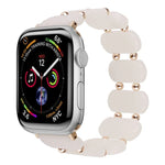 Stretch Resin Watch Band, For Apple Watch Series 4 44mm, For Apple Watch Series 4 40mm, For Apple Watch Series 3 38mm, For Apple Watch Series 3 42mm, For Apple Watch Series 2 42mm, For Apple Watch Series 2 38mm