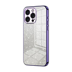 Gradient Glitter Powder Electroplated Phone Case, For iPhone 16 Pro, For iPhone 16 Plus, For iPhone 16, For iPhone 15 Pro Max, For iPhone 15 Pro, For iPhone 15 Plus