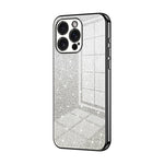 Gradient Glitter Powder Electroplated Phone Case, For iPhone 16 Pro, For iPhone 16 Plus, For iPhone 16, For iPhone 15 Pro Max, For iPhone 15 Pro, For iPhone 15 Plus