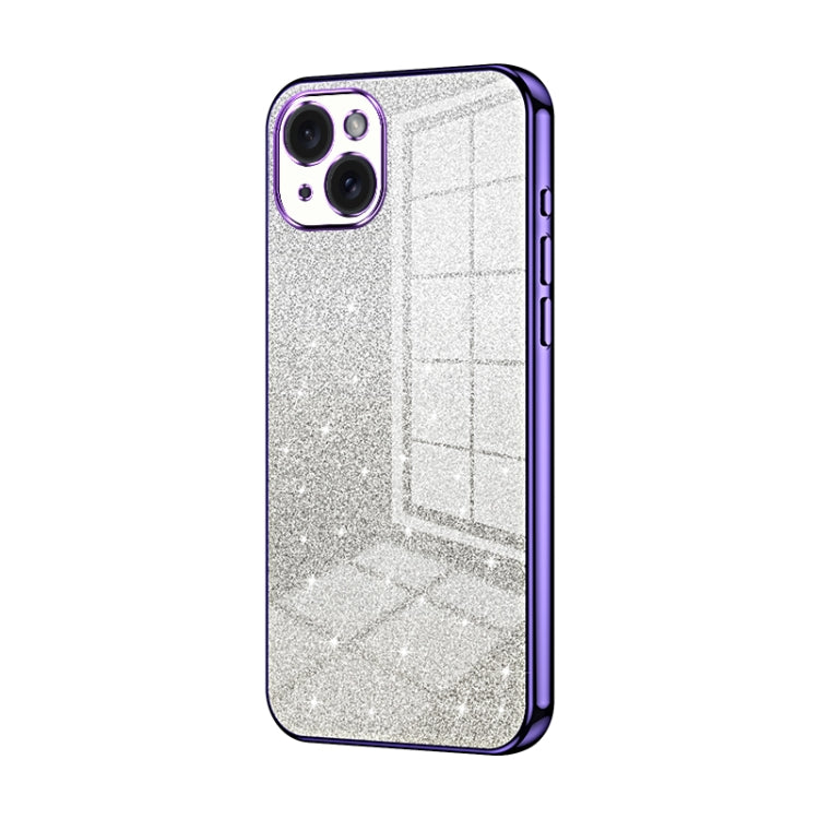 Gradient Glitter Powder Electroplated Phone Case, For iPhone 16 Pro, For iPhone 16 Plus, For iPhone 16, For iPhone 15 Pro Max, For iPhone 15 Pro, For iPhone 15 Plus