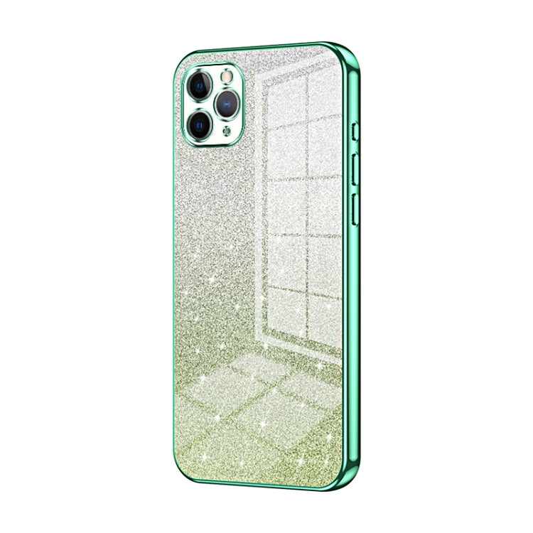 Gradient Glitter Powder Electroplated Phone Case, For iPhone 11 Pro Max, For iPhone 11, For iPhone 11 Pro, For iPhone X / XS, For iPhone XR, For iPhone XS Max