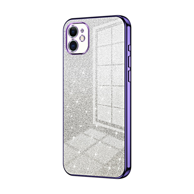 Gradient Glitter Powder Electroplated Phone Case, For iPhone 11 Pro Max, For iPhone 11, For iPhone 11 Pro, For iPhone X / XS, For iPhone XR, For iPhone XS Max