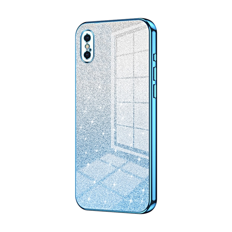 Gradient Glitter Powder Electroplated Phone Case, For iPhone 11 Pro Max, For iPhone 11, For iPhone 11 Pro, For iPhone X / XS, For iPhone XR, For iPhone XS Max