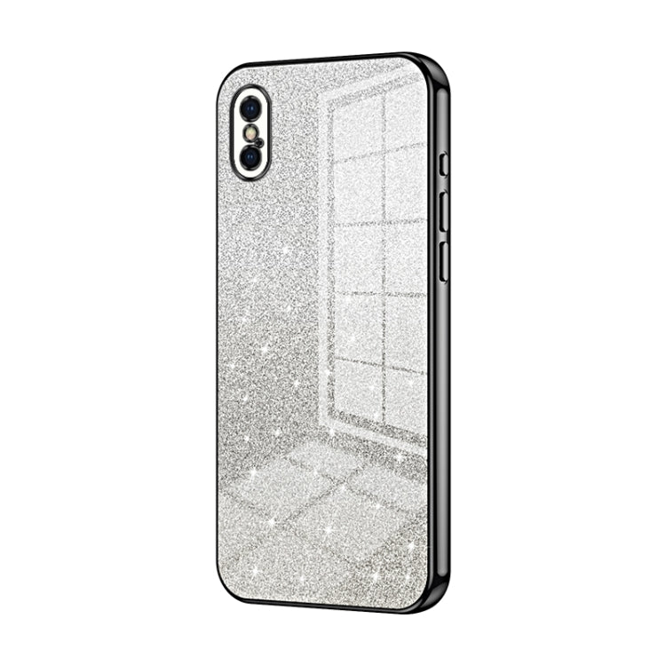 Gradient Glitter Powder Electroplated Phone Case, For iPhone 11 Pro Max, For iPhone 11, For iPhone 11 Pro, For iPhone X / XS, For iPhone XR, For iPhone XS Max