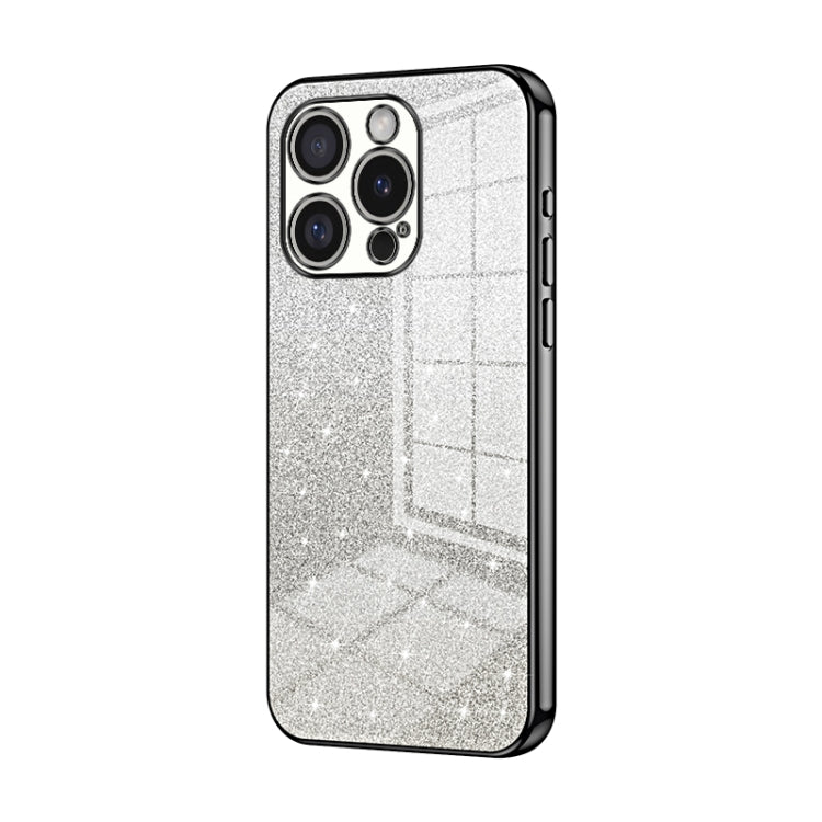 Gradient Glitter Powder Electroplated Phone Case, For iPhone 16 Pro, For iPhone 16 Plus, For iPhone 16, For iPhone 15 Pro Max, For iPhone 15 Pro, For iPhone 15 Plus