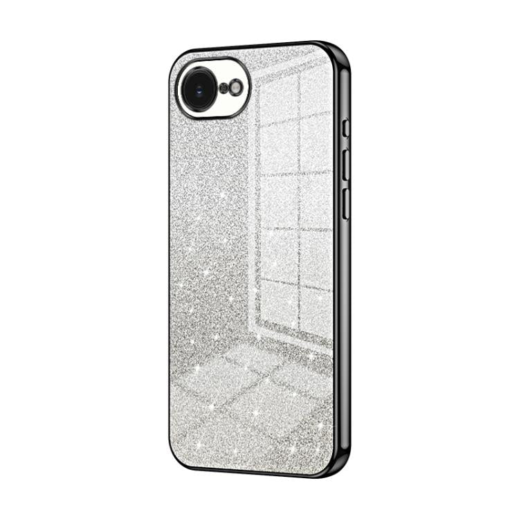 Gradient Glitter Powder Electroplated Phone Case, For iPhone 17e / 16e, For iPhone 17 Pro Max, For iPhone 17 Pro, For iPhone 17, For iPhone Air, For iPhone 16 Pro Max