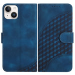 YX0060 Elephant Head Embossed Phone Leather Case with Lanyard, For iPhone 16 Pro, For iPhone 16 Plus, For iPhone 16, For iPhone 15 Pro Max, For iPhone 15 Pro, For iPhone 15 Plus