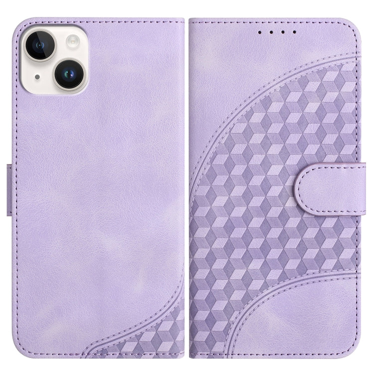 YX0060 Elephant Head Embossed Phone Leather Case with Lanyard, For iPhone 15, For iPhone 14 Plus, For iPhone 14, For iPhone 14 Pro, For iPhone 14 Pro Max, For iPhone SE 2022/SE 2020/6/7/8