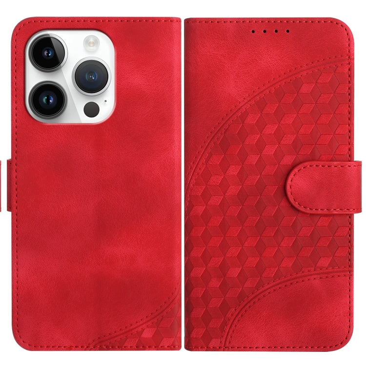 YX0060 Elephant Head Embossed Phone Leather Case with Lanyard, For iPhone 15, For iPhone 14 Plus, For iPhone 14, For iPhone 14 Pro, For iPhone 14 Pro Max, For iPhone SE 2022/SE 2020/6/7/8