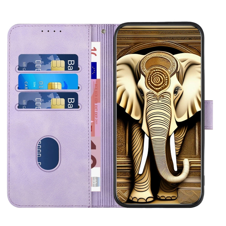 YX0060 Elephant Head Embossed Phone Leather Case with Lanyard, For iPhone 13 Pro Max, For iPhone 13 Pro, For iPhone 13, For iPhone 13 mini, For iPhone 12/12 Pro, For iPhone 12 Pro Max