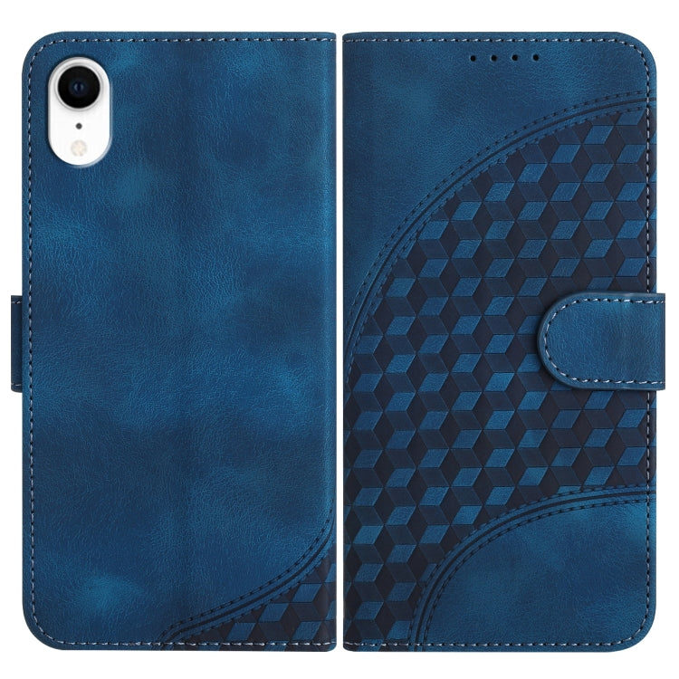 YX0060 Elephant Head Embossed Phone Leather Case with Lanyard, For iPhone 12 mini, For iPhone 11 Pro Max, For iPhone 11, For iPhone 11 Pro, For iPhone XS / X, For iPhone XR