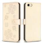 Four-leaf Embossed Leather Phone Case, For iPhone 7 / 8 / SE 2022, For iPhone 13 Pro Max, For iPhone 13 Pro, For iPhone 13, For iPhone 12 / 12 Pro, For iPhone 12 Pro Max, For iPhone 11 Pro Max, For iPhone 11