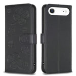 Four-leaf Embossed Leather Phone Case, For iPhone 17 Pro Max, For iPhone 17 Pro, For iPhone 17, For iPhone Air, For iPhone 16 Pro Max, For iPhone 16 Pro, For iPhone 16 Plus, For iPhone 16