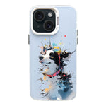 Color Ink Frosted PC+TPU Phone Case, For iPhone 15, For iPhone 14 Plus, For iPhone 14