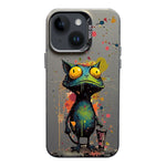 Color Ink Frosted PC+TPU Phone Case, For iPhone 15, For iPhone 14 Plus, For iPhone 14