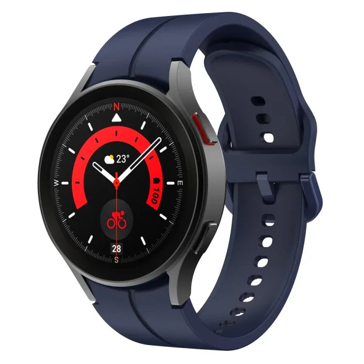 Colorful Buckle Silicone Watch Band, For Samsung Galaxy Watch 6 / 6 Classic