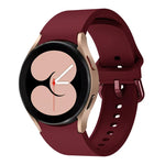 Colorful Buckle Silicone Sport Watch Band, For Samsung Galaxy Watch 6 / 6 Classic