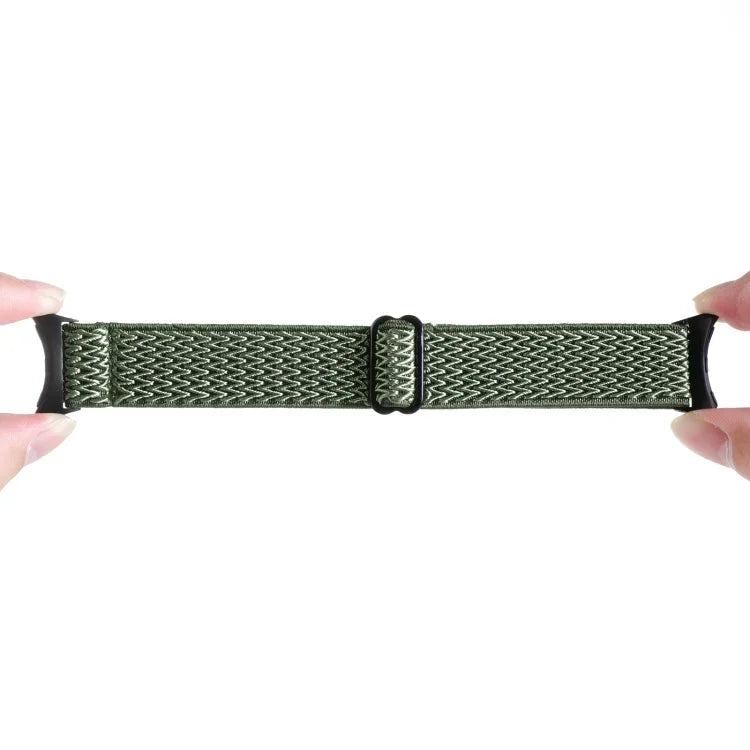 20mm Wave Braided Nylon Watch Band, For Google Pixel Watch 4 / 3 / 2 / 1 41mm