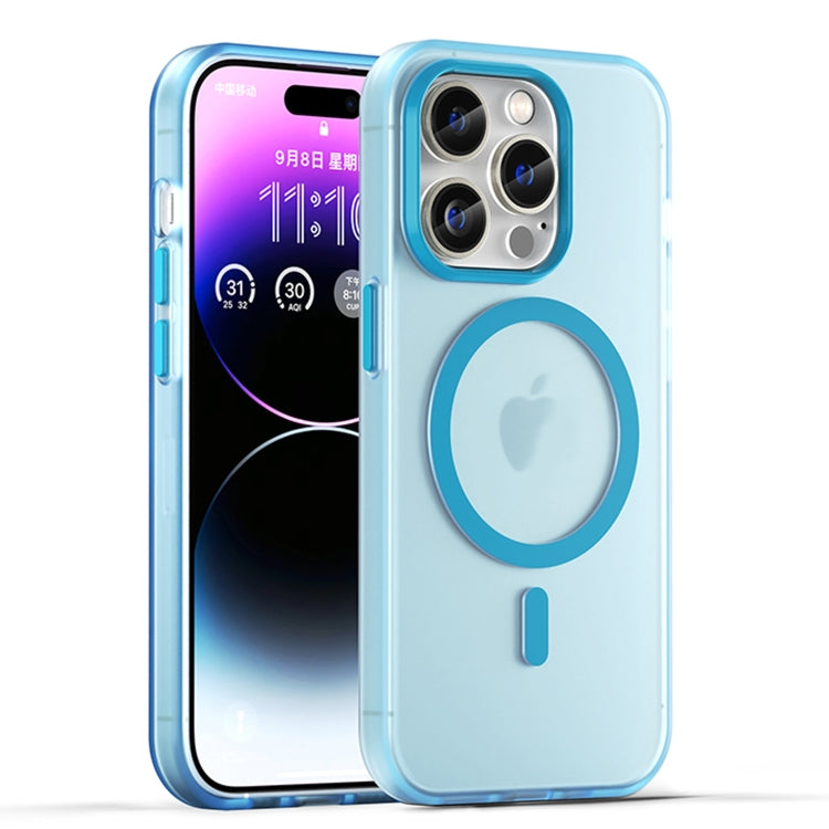 MagSafe Frosted Translucent TPU + PC Full Coverage Phone Case, For iPhone 15, For iPhone 14 Plus, For iPhone 14, For iPhone 14 Pro, For iPhone 14 Pro Max