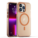 MagSafe Frosted Translucent TPU + PC Full Coverage Phone Case, For iPhone 14 Pro Max, For iPhone SE 2022 / 2020 / 8, For iPhone 13 Pro Max, For iPhone 13 Pro, For iPhone 13