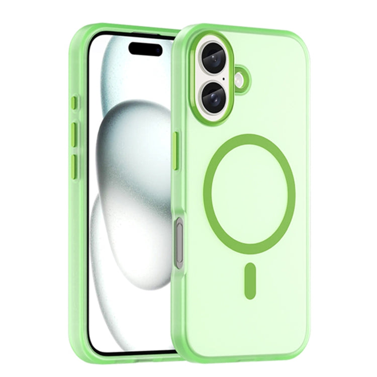 MagSafe Frosted Translucent TPU + PC Full Coverage Phone Case, For iPhone 16 Pro, For iPhone 16 Plus, For iPhone 16, For iPhone 15 Pro Max, For iPhone 15 Pro