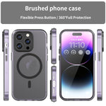 MagSafe Frosted Translucent TPU + PC Full Coverage Phone Case, For iPhone 16 Pro, For iPhone 16 Plus, For iPhone 16, For iPhone 15 Pro Max, For iPhone 15 Pro