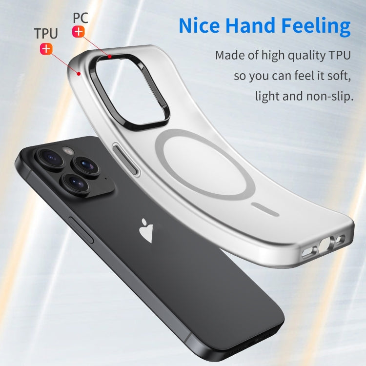 MagSafe Frosted Translucent TPU + PC Full Coverage Phone Case, For iPhone 16 Pro, For iPhone 16 Plus, For iPhone 16, For iPhone 15 Pro Max, For iPhone 15 Pro